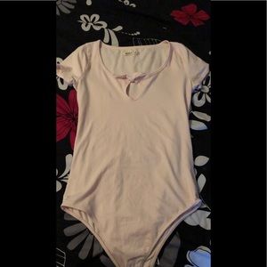 Hollister pink Bodysuit
